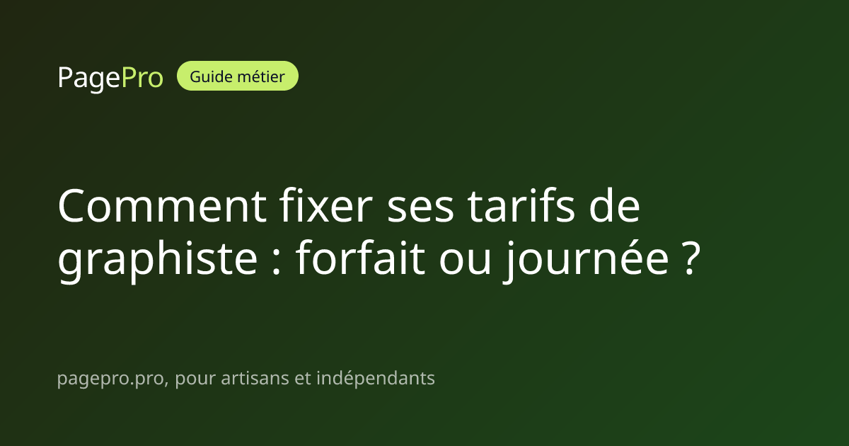 Comment fixer ses tarifs de graphiste : forfait ou journée ?